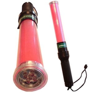 Signallampa, Batong, Röd med vitt sken i gaveln, L:27cm