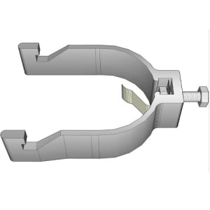 Klammer 60mm med fjäderbricka