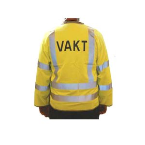 Varseljacka XL, Klass 3, Tryck: VAKT (fram & bak)