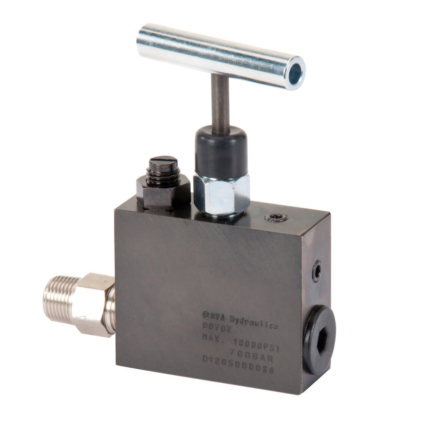 BACKVENTIL MANUELL 700 BAR 3/8"-18NPTF BYPASS
