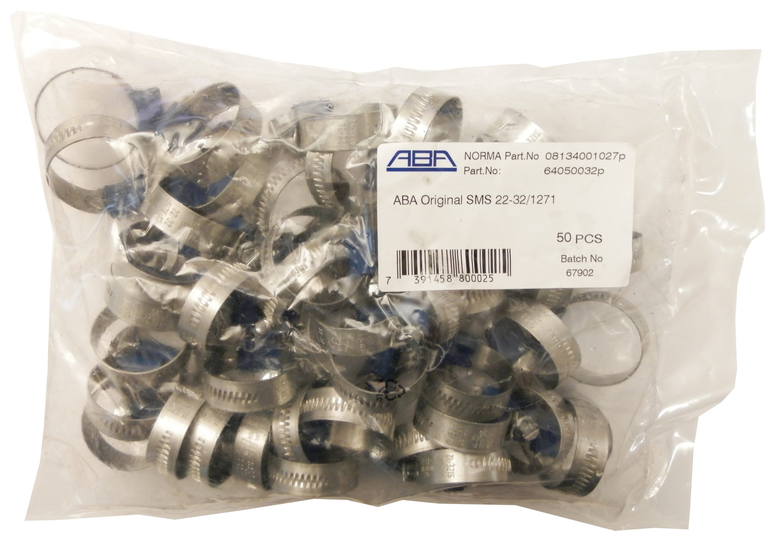 SLANGKLÄMMA 50-PACK 58-75 MM