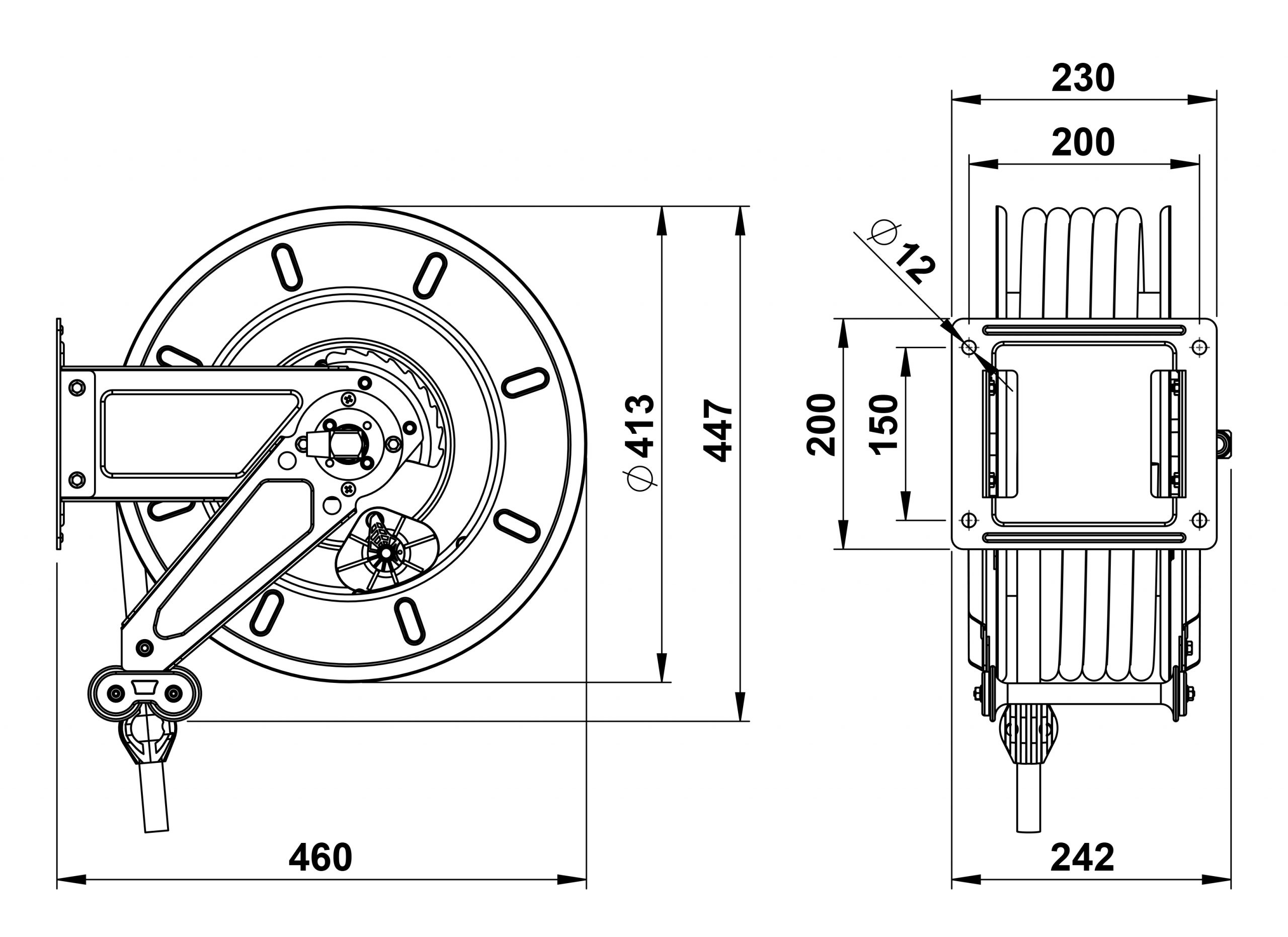SLANGVINDA TOM 400BAR 3/8" 20M - Bild 2