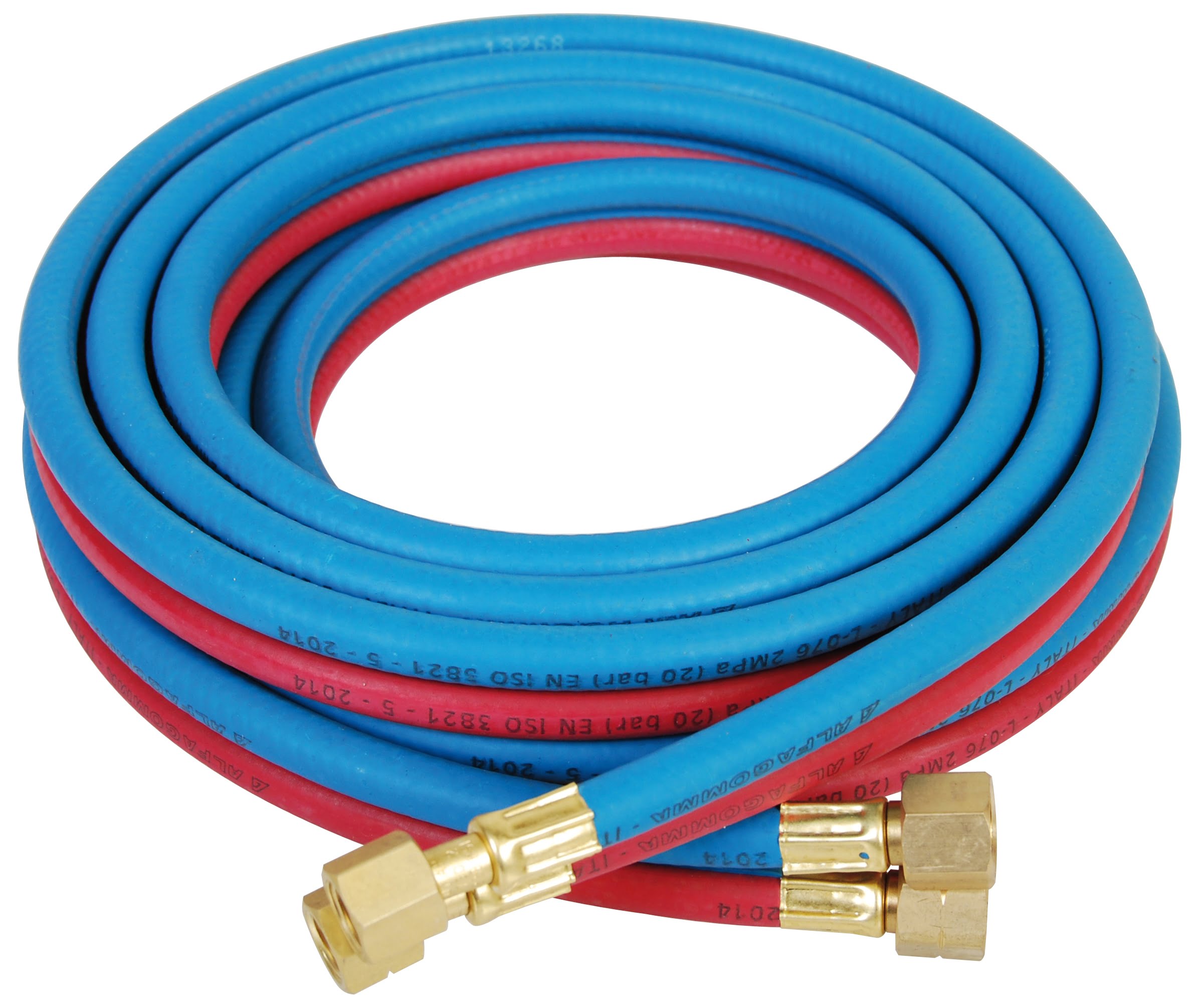 TVILLINGSLANG 6,3MM KOMPL 10M 6,3 MM KOPPLING BACKVENTIL