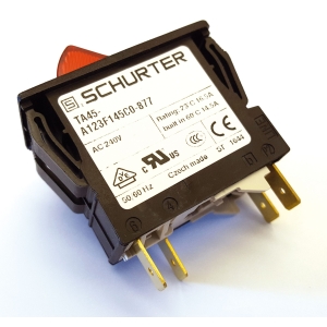 BRYTARE FÖR TST 14AMP, Röd