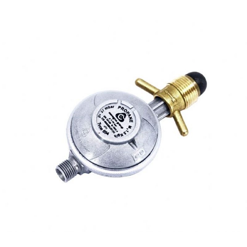 Reduceringsventil 37 mbar Pol x 1/4"V utv 1,5 kg/h