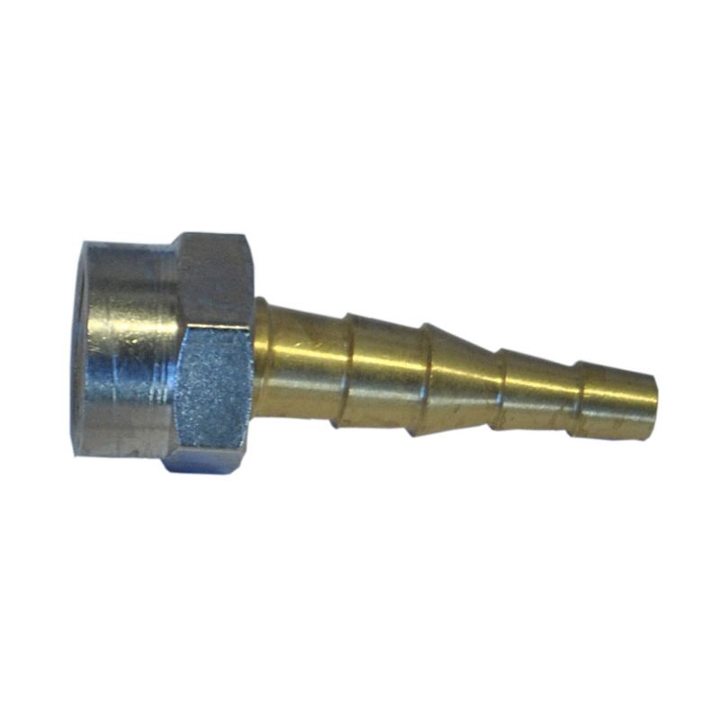 Slangsockel med mutter M14 x 5-8 mm slang