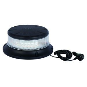 Strands Varningsljus Slim 9-30V DC,Klar lins, orange LED, magnet, 17W, IP67