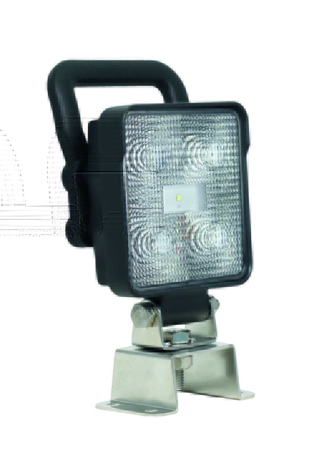 Strands Arbetslampa LED kvadrat 9W 9-32V,Med handtag och integrerad switch