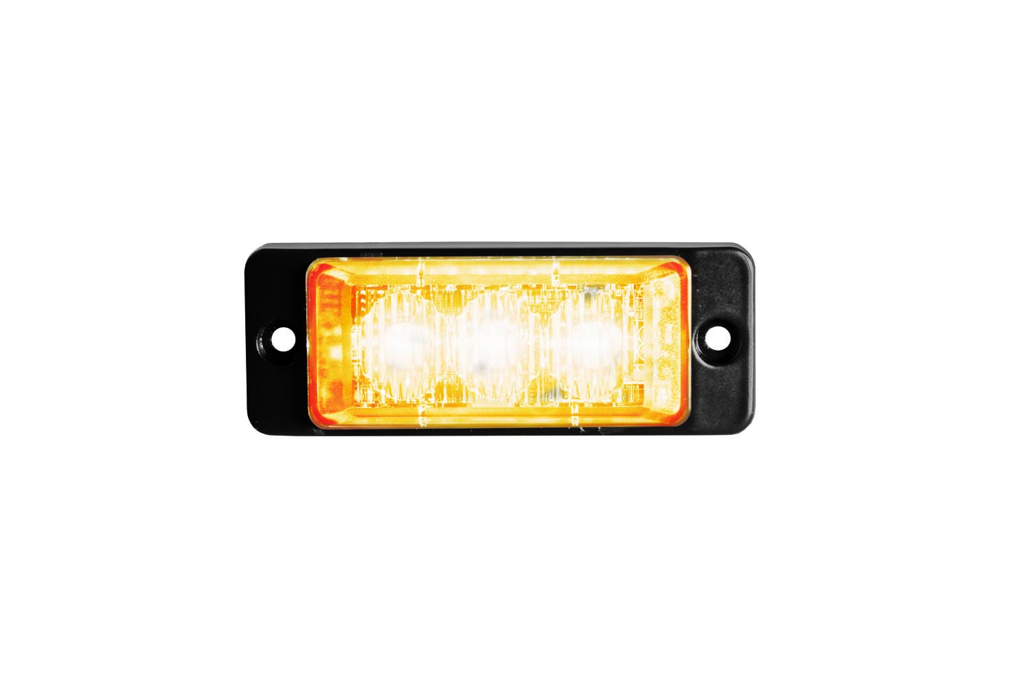 Strands Blixtljus Slim 12-24V 3LEDx3W IP68,ECE/R65-godkänd, Orange, ADR-godkänd