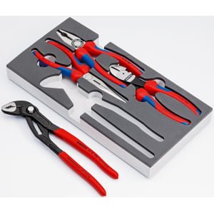 KNIPEX Set tänger "Basic" i skumplastinlägg
