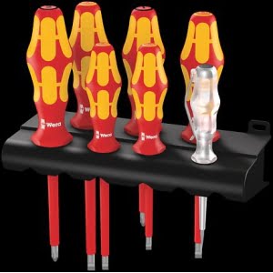 WERA 160i/165i/7 Rack Screwdriver set Kraftform Plus