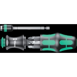 WERA Kraftform Kompakt 20 A Combi-driver with magazine 889/4 R 1 x 1/4"x100;851/1 Z PH 1 x PH 1x25;