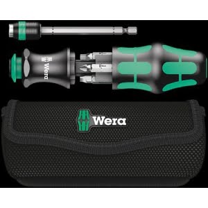 WERA Kraftform Kompakt 26 Combi-driver with magazine and pouch 889/4 R 1 x 1/4"x100;851/1 Z PH 1 x P