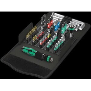 WERA Kraftform Kompakt 100 Bits assortment 813 R 1 x 1/4"x90;889/4/1 K 1 x 1/4"x50;851/1 BTZ PH 2 x