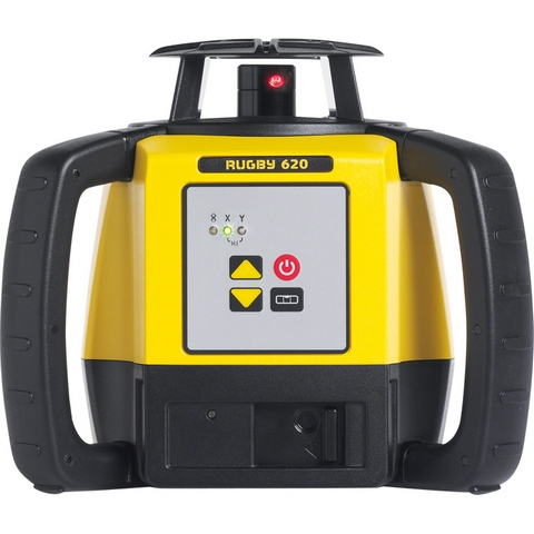 LEICA RUGBY 620 ROTATIONSLASER + ROD EYE 160 DIGITAL LASERMOTTAGARE - Bild 2
