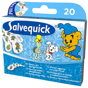 Plåster Salvequick Bamse