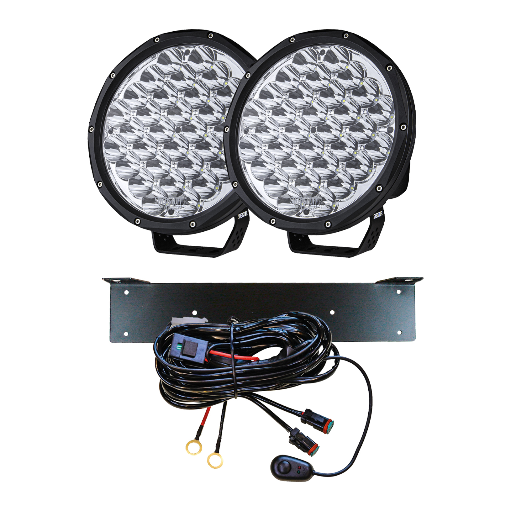 KOMPLETT KIT 2X LDL-06 EXTRALJUS 9" LED