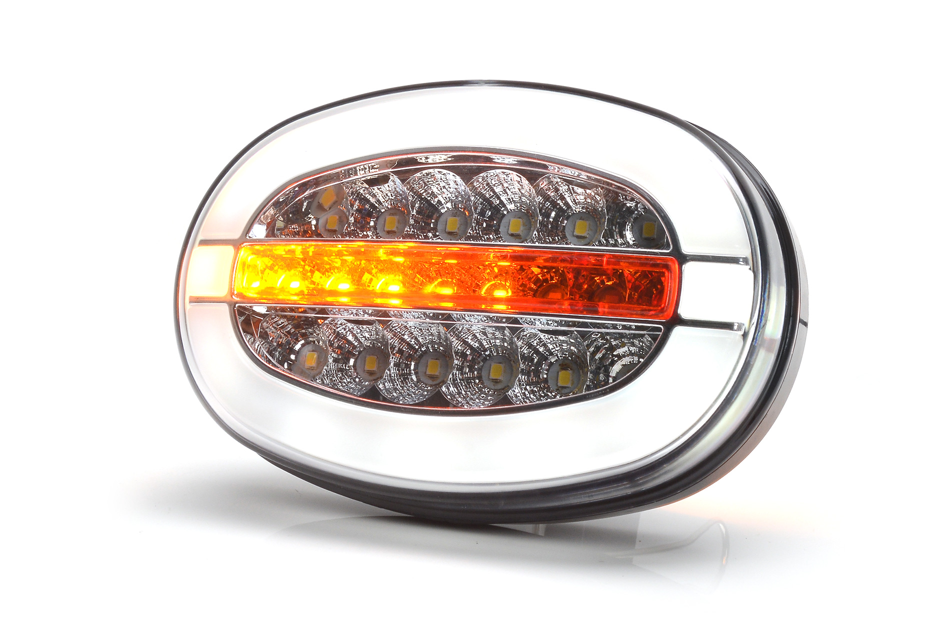Strands Frontlampa 3 funk. Universal LED,12-24V DC, IP69K - Bild 2