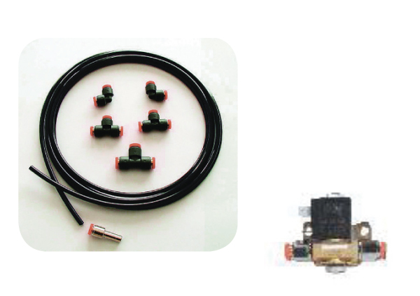 Monteringssats+solenoidventil, 24V.