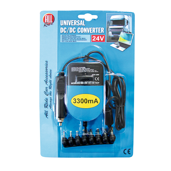 Omvandlare till Laptop 24V,Universal 3300mA