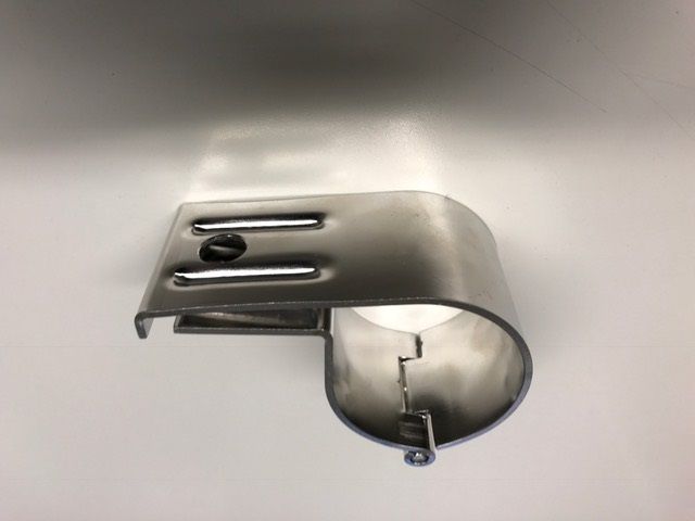 Fäste för strålkastare, lastbil,Polerad rostfritt stål 60mm