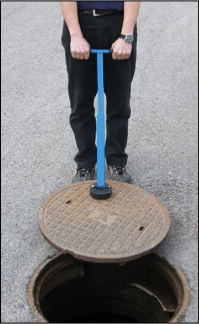 Magnetisk Brunnslocksöppnare Blå - Bild 4
