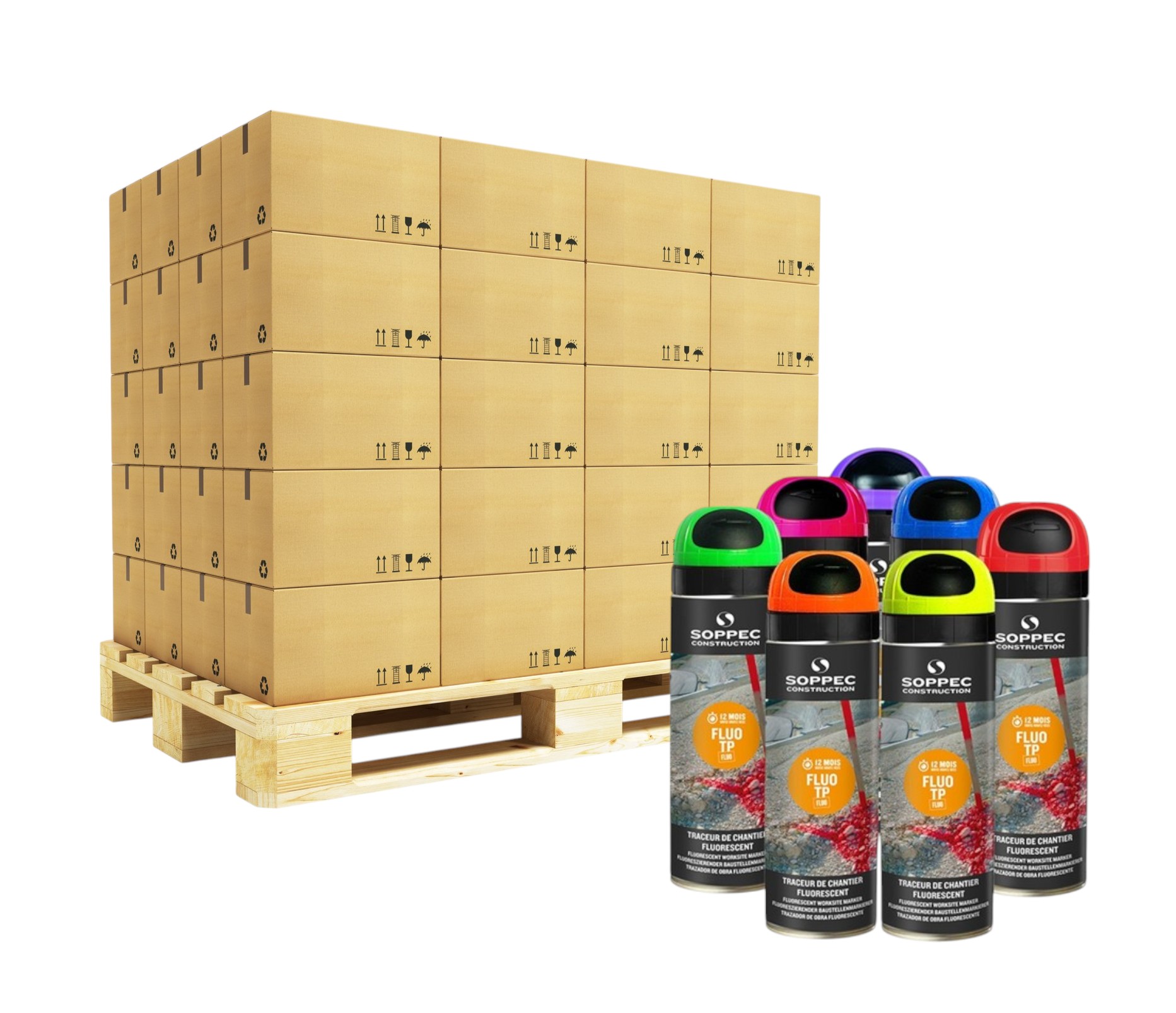 MÄRKFÄRG SOPPEC FLUO TP 84 KART - HELPALL