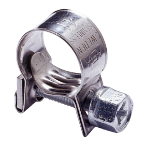 SLANGKLÄMMA MINI ABA ROSTFRITT STÅL S40 8MM