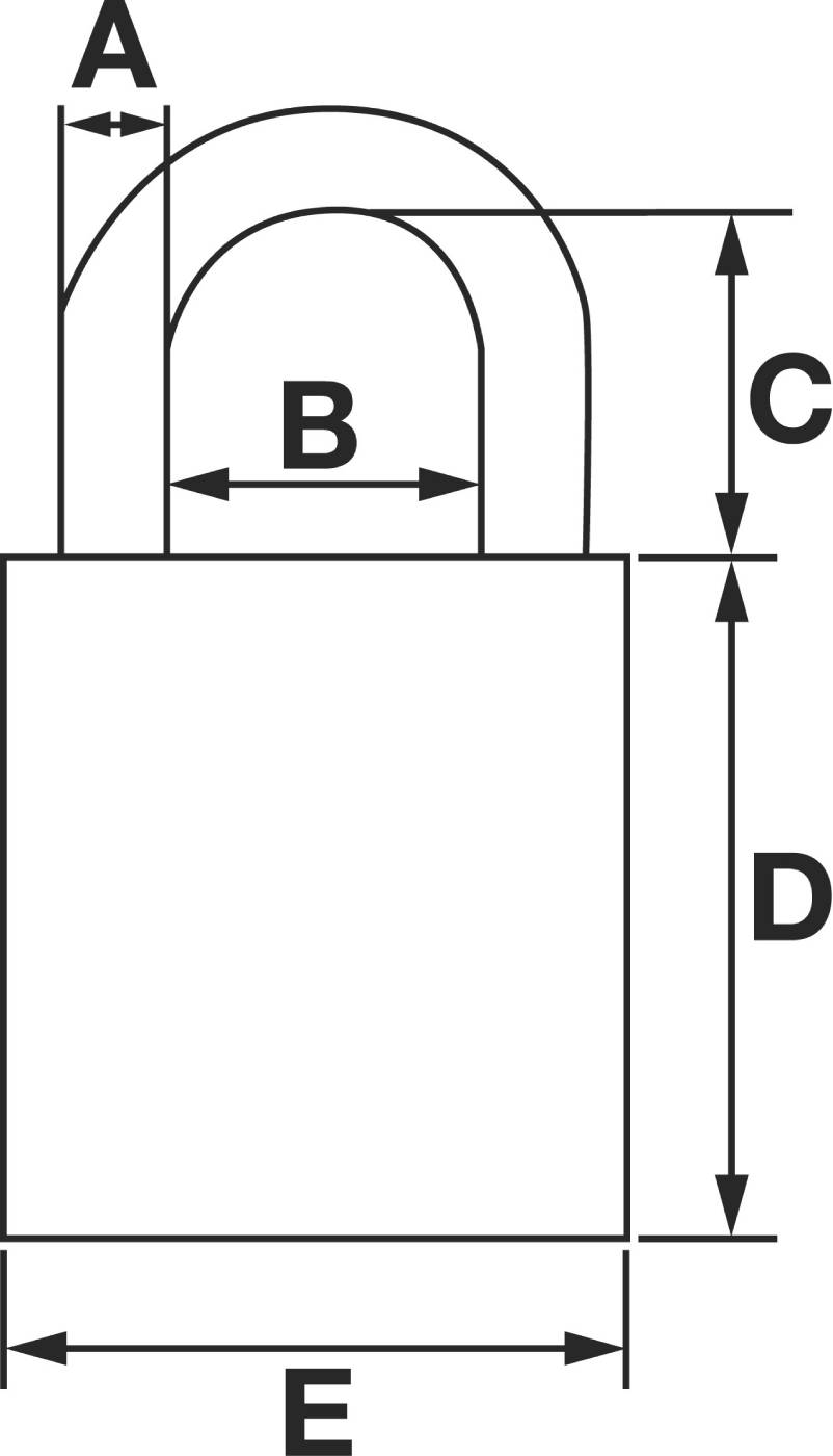 HÄNGLÅS ABLOY PL3020 ASSA KLASS 1 - Bild 2