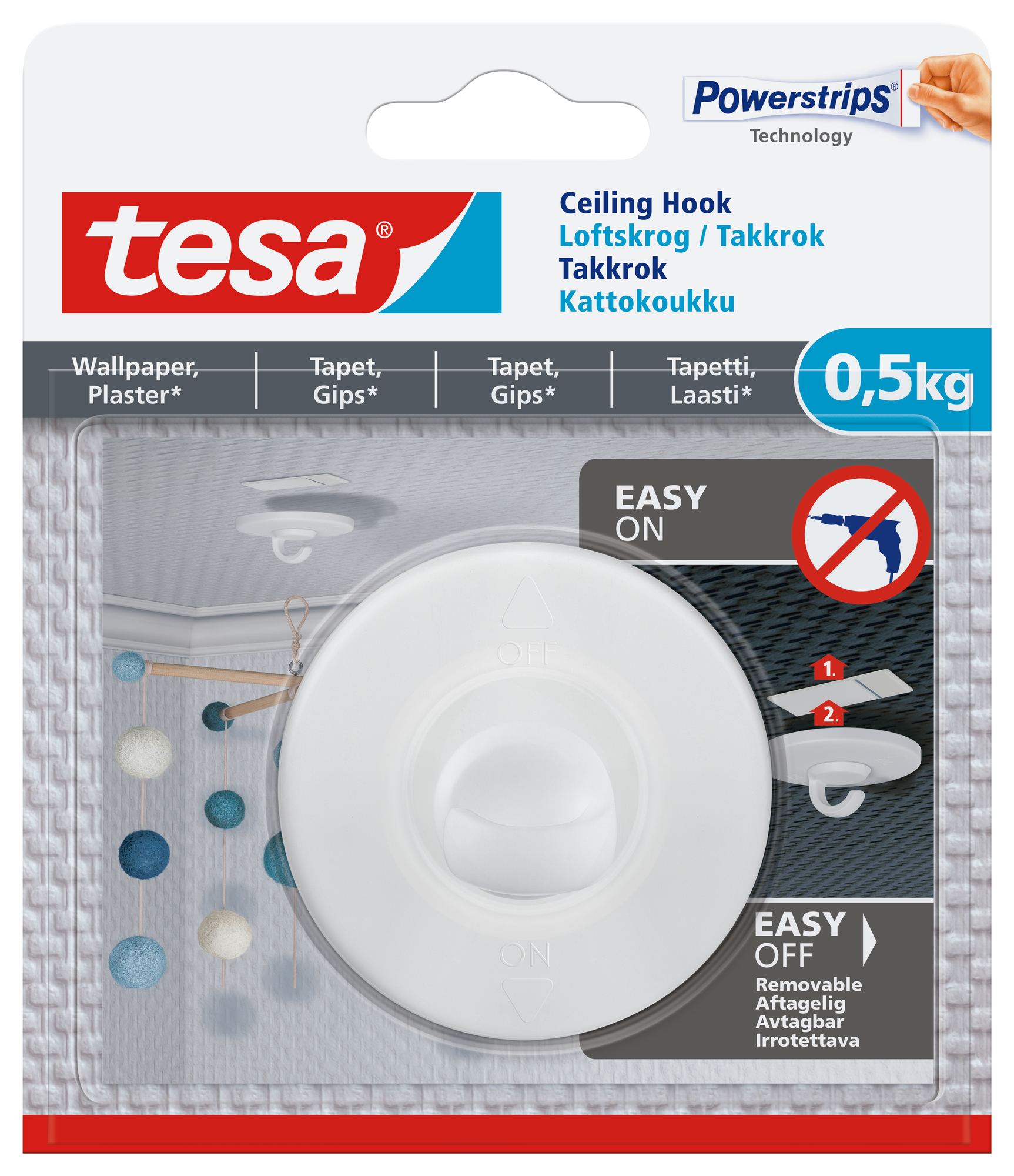 TAKKROK TESA TAPET 0,5KG 1ST