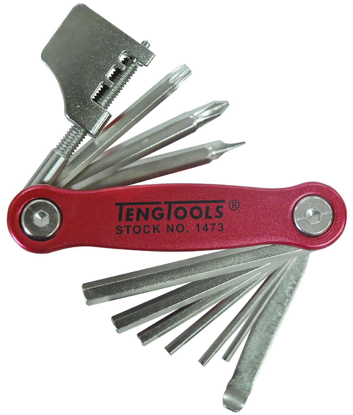 Sexkantnyckelsats - cykelsats Teng Tools 1473