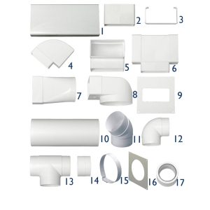 KANAL REKTANGULÄR EASIPIPE FRESH 1M 110X54MM