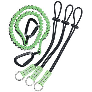 SÄKRINGSSTROPP ELASTISK MED INFÄSTNINGSLINOR MED D-RING SET