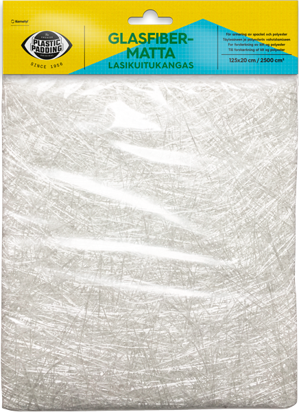 GLASFIBERMATTA 125X20CM PLASTIC PADDING GLASFIBERMATTA