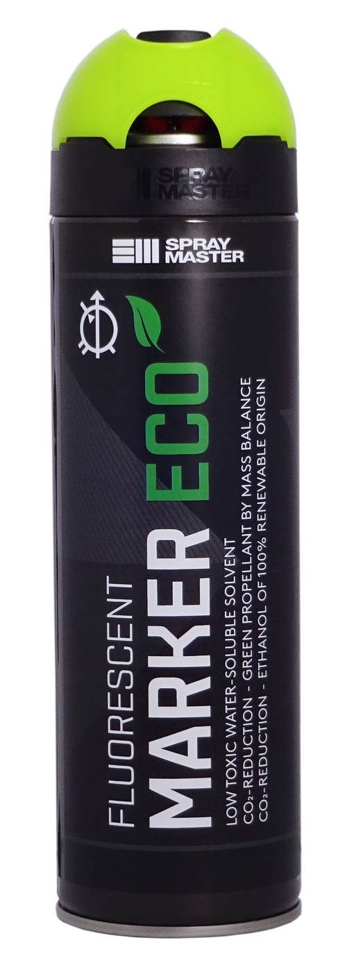 MÄRKFÄRG ECO FLUORESCENT GUL SPRAYMASTER AEROSOL 500ML