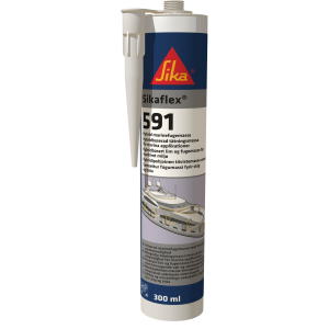 FOGMASSA 591 C126 SVART SIKAFLEX 300ML
