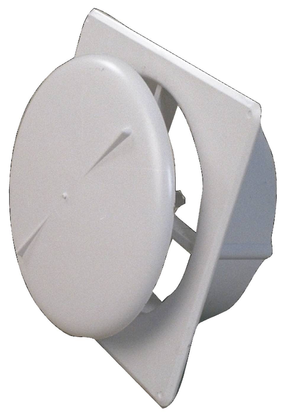 TALLRIKSVENTIL FLEXIT FYRKANTIG RAM RUND KARM DIAMETER 100MM