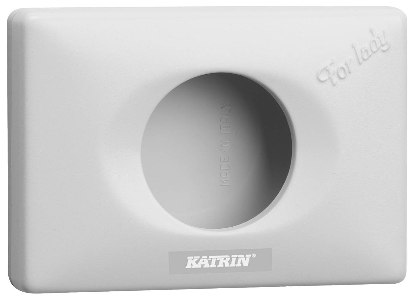 DAMHYGIENBEHÅLLARE KATRIN VIT PLAST