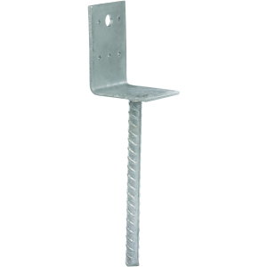 STOLPHÅLLARE FÖRZINKAD 90 MM ÖPPEN