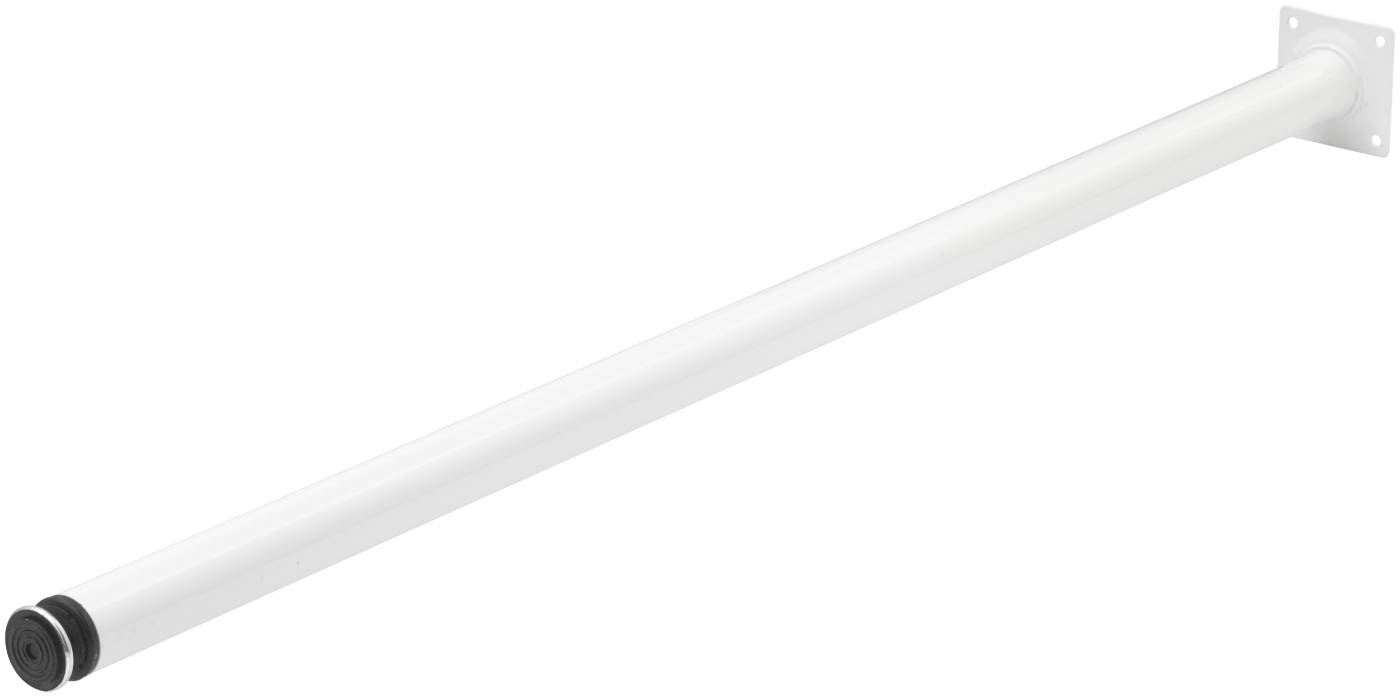 BORDSBEN RUND MILLERS VIT Ø30X800MM