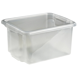 FÖRVARINGSLÅDA TRANSPARENT 410X330X225MM 23L