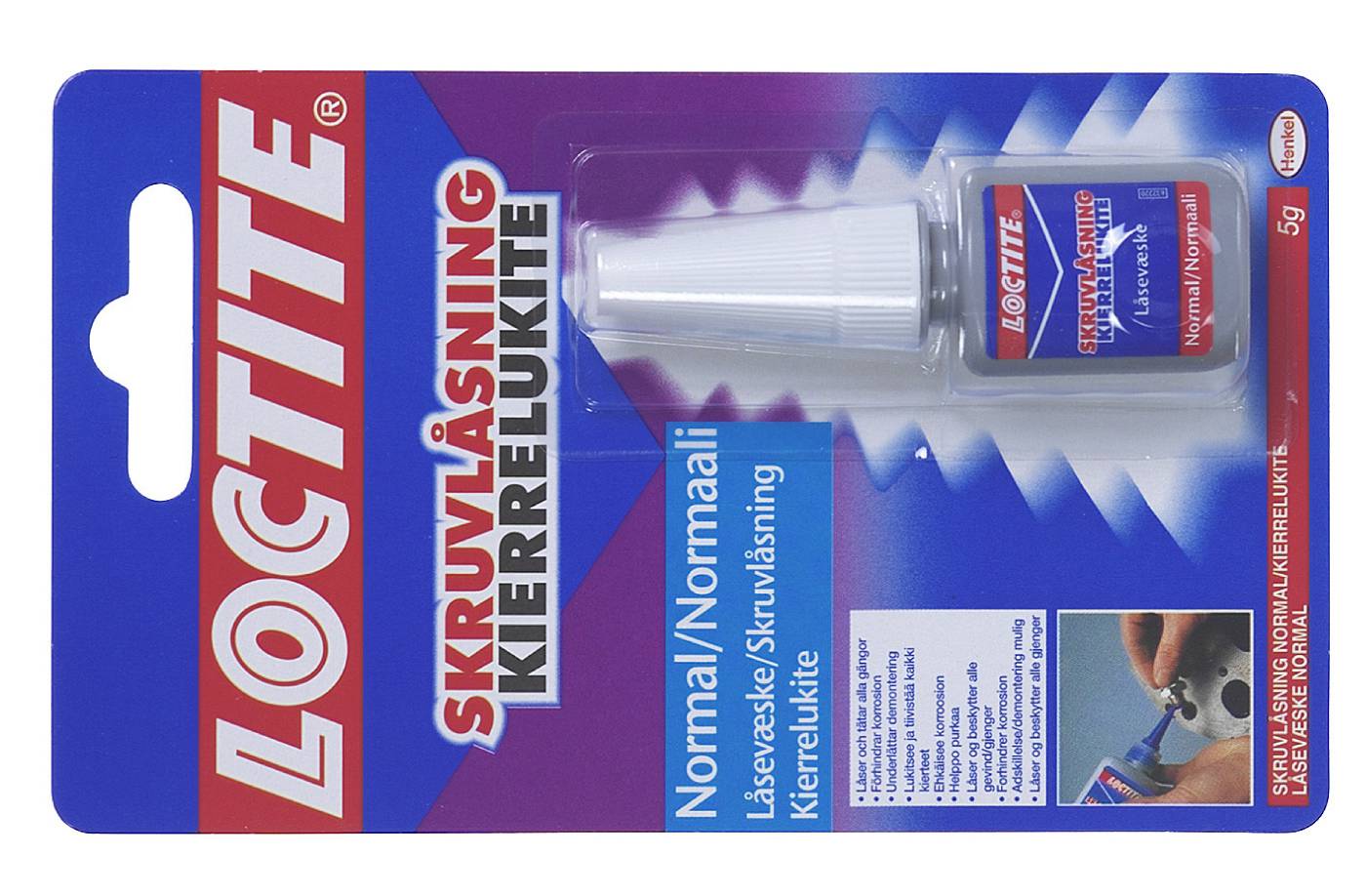 SKRUVLÅSNING LOCTITE NORMAL 5G - Bild 2