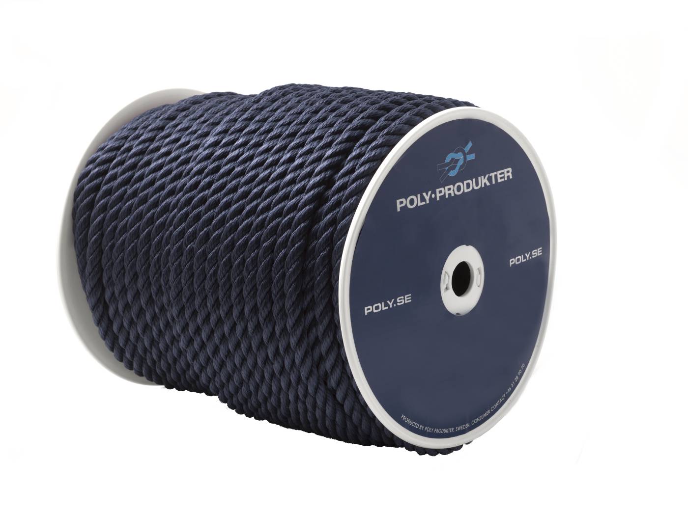 TÅGVIRKE POLYSOFT POLY 3-SLAGET MARINBLÅ 12MMX85M