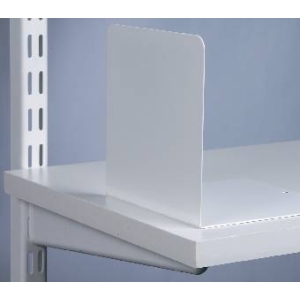 BOKSTÖD L-FORMAT ELFA 464310 VIT 130X137X130MM