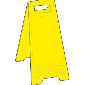 SKYLT 397740 VARNING GOLVSKYLT SPECIAL 300X620MM