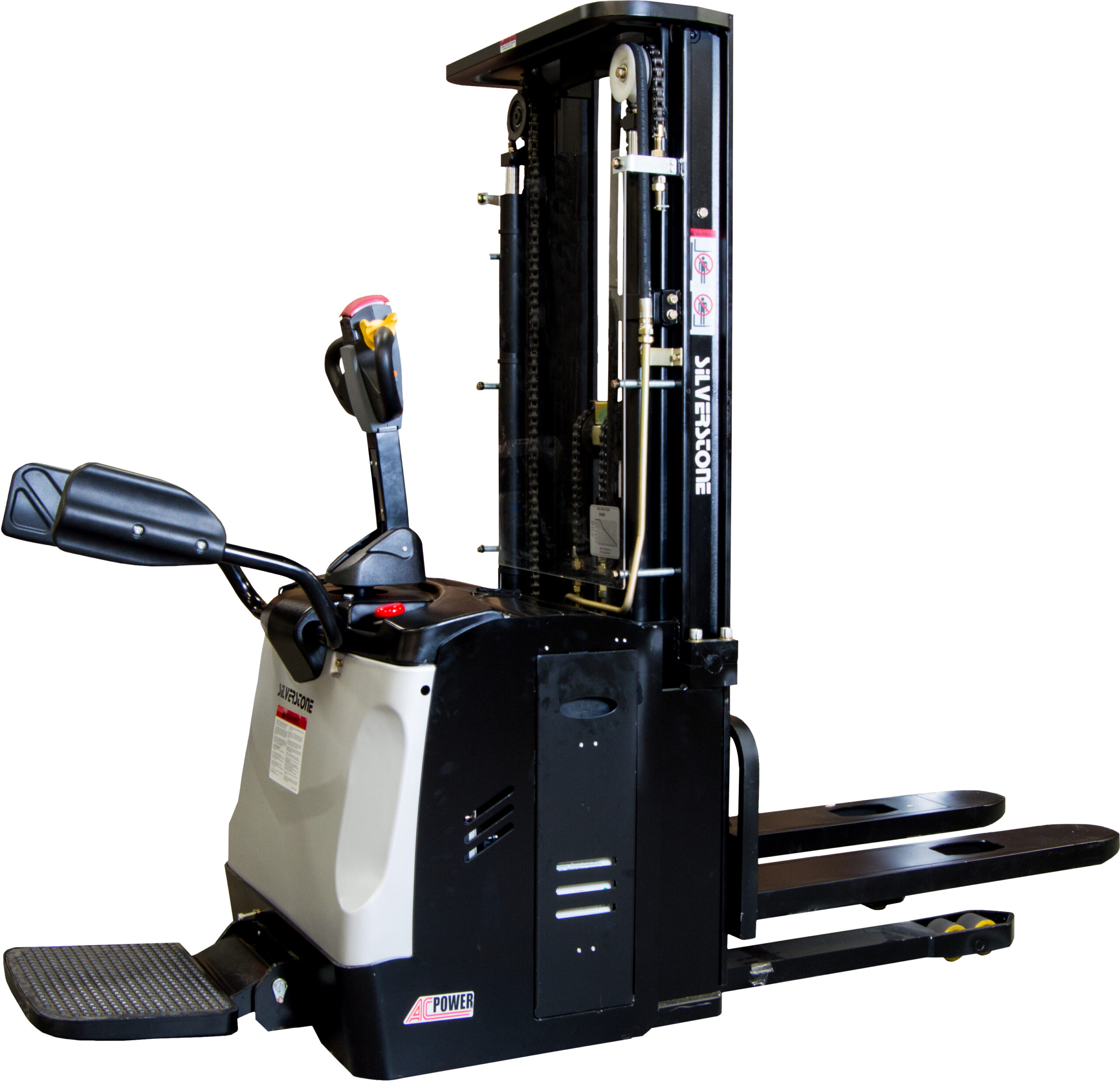 0Fullelektrisk staplare, åkplattform, LH 4500mm, Kap 1600kg, Servo