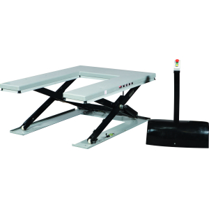 Lågprofil lyftbord "U", 1450x1140mm, Kap 1000kg
