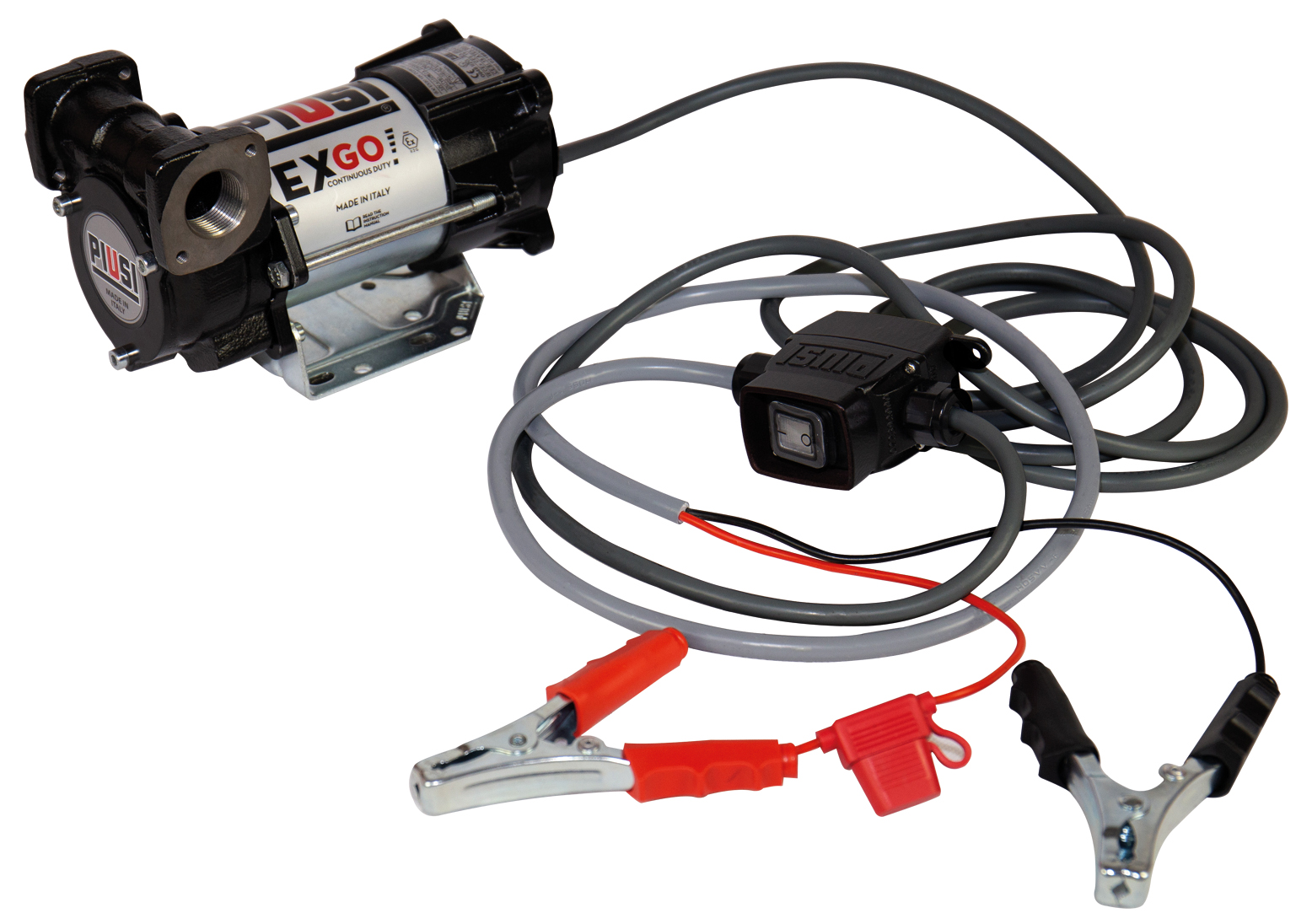 BENSINPUMP EXGO! 12V SWITCH 32 L/MIN MED BRYTARE