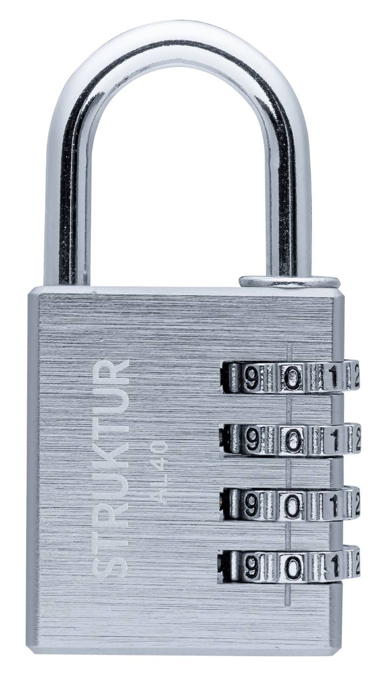 KOMBINATIONSHÄNGLÅS MILLERS ALUMINIUM SILVER 40 - Bild 2