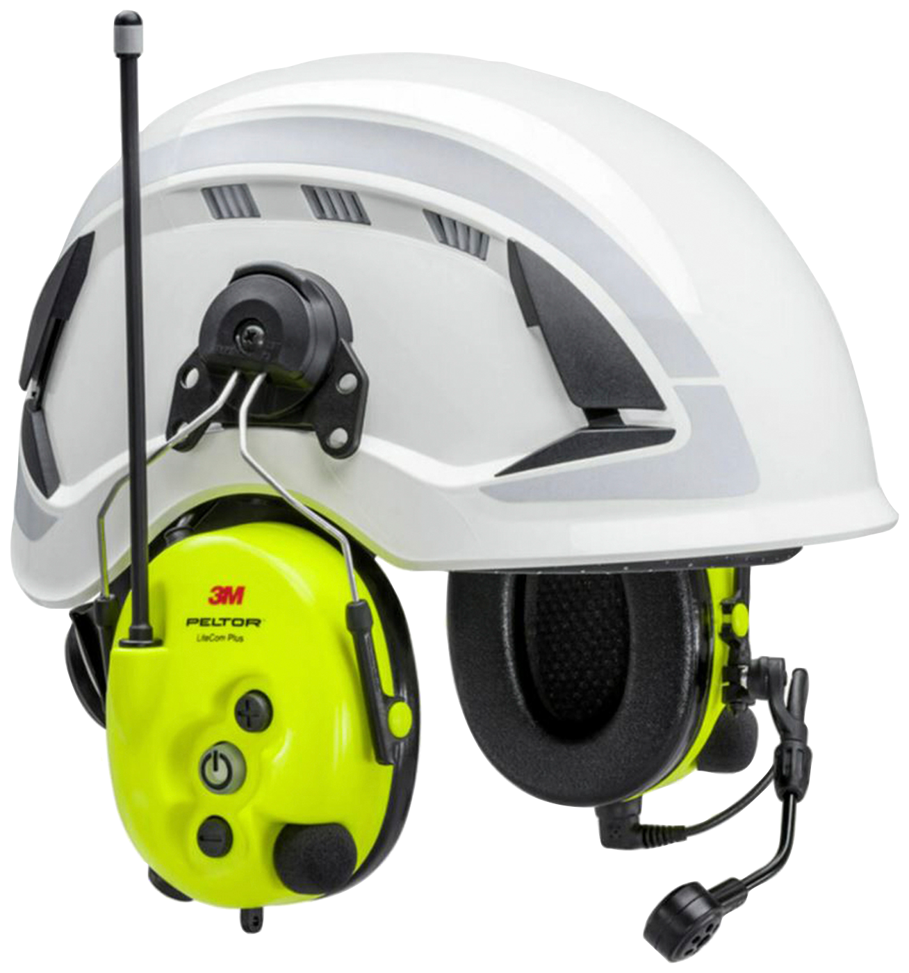 HÖRSELKÅPA LITECOM PLUS HJÄLMBYGEL MT73H7P3E4410EU 3M PELTOR - Bild 2